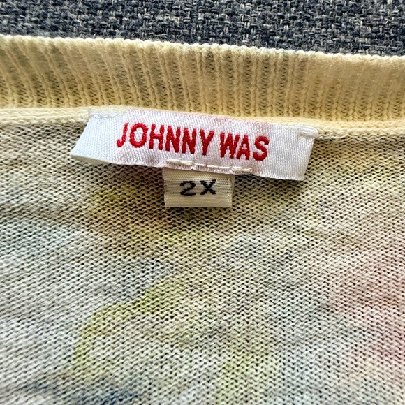 Johnny Was Women’s Plus Size 2X Museo Sweater CARDIGAN ONLY Cotton Cashmere - Picture 12 of 14